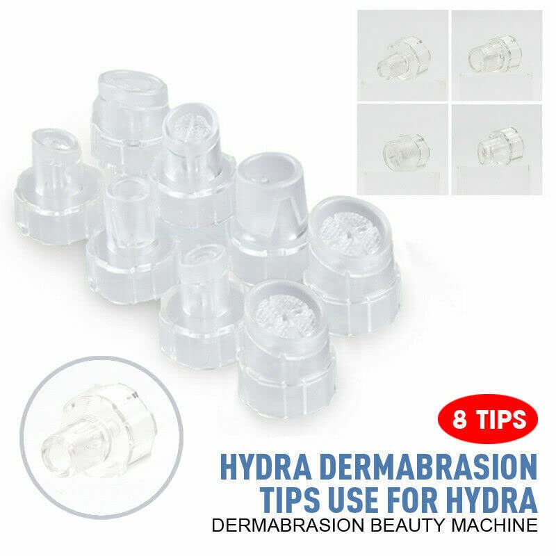 QiQiBaby Hydro Dermabrasion Attachment — Deep Cleansing Spa Face Tools (8 Tips)