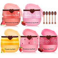 QIUFSSE Lip Scrub & Mask Set – Strawberry, Cherry & Honey Masks + Exfoliator Scrubs | Cruelty-Free