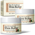 QJCWXIAOX 2-Pack Raw & Unrefined Shea Butter – Pure Moisturizer with Vitamins A, E & F