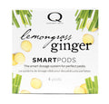 QTICA Perfect Pedicure Set — 4-Step System with Fresh Soak, Sugar Scrub, Moisture Mask & Luxury Lotion (Lemongrass Ginger)