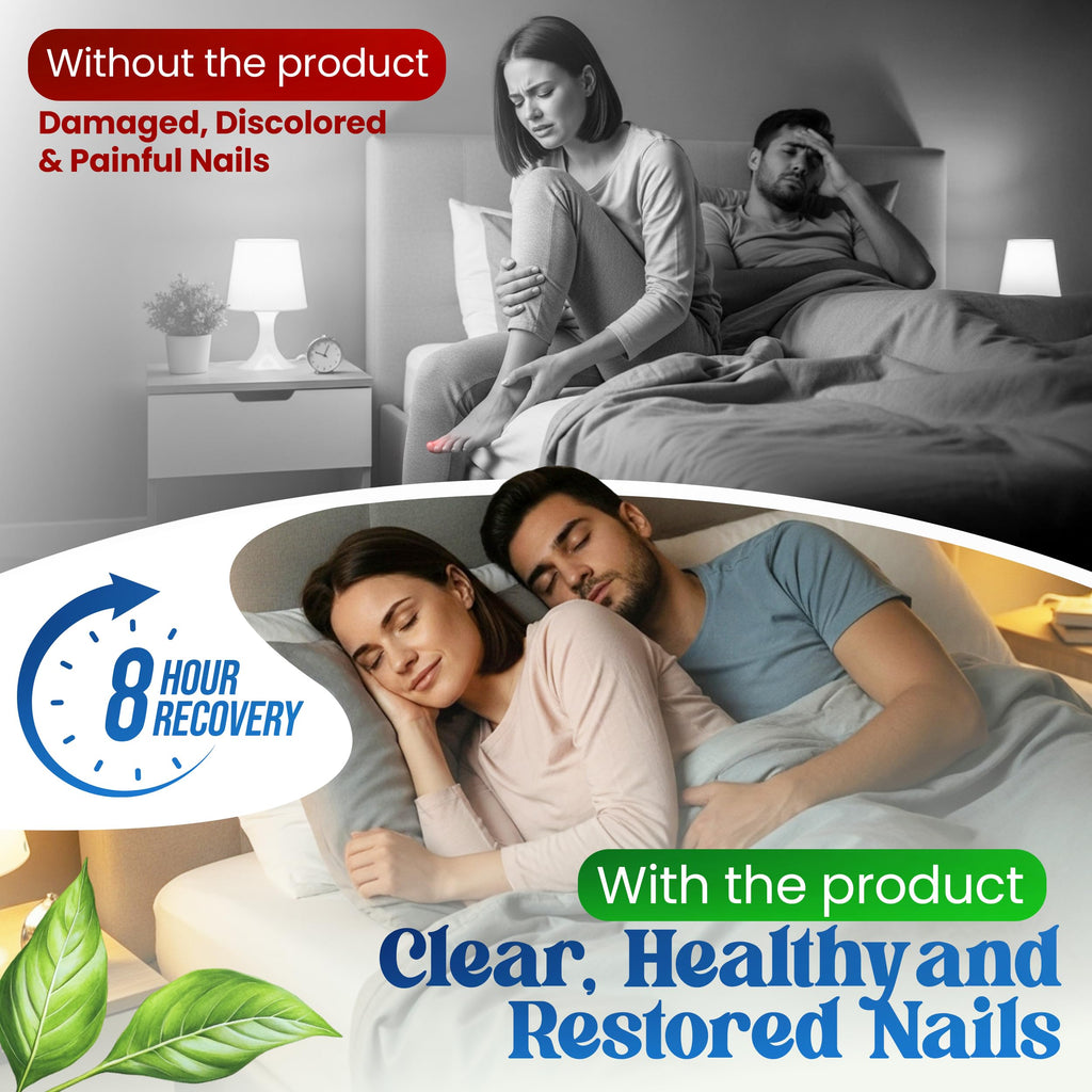 QUDSIYA Premium Fungal Nail Patches – Overnight Toe Nail Care (21 Count)