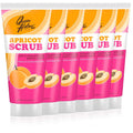 Queen Helene Apricot Facial Scrub – Gentle Exfoliating Cleanser (6 oz) Pack of 6