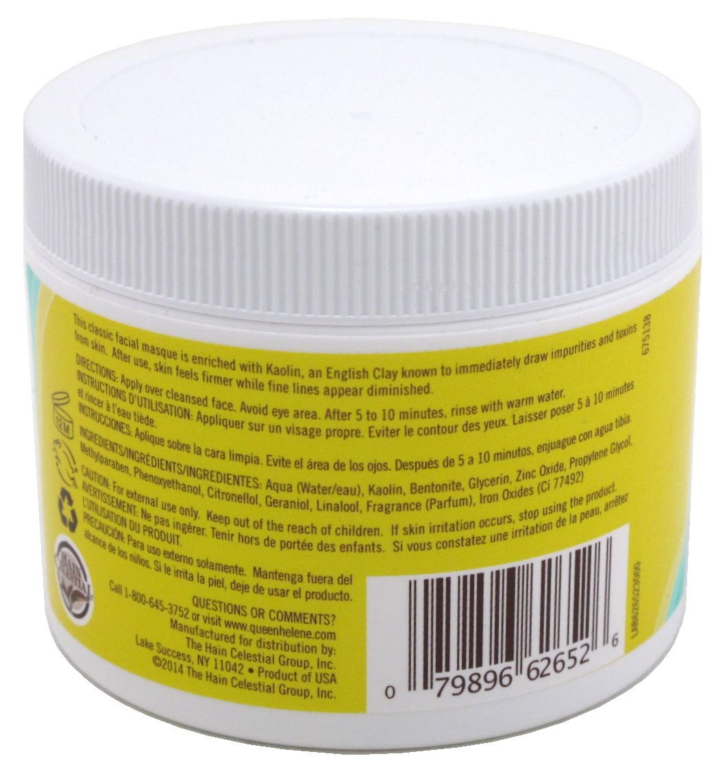 Queen Helene Masque Mud Pack 12 Ounce Jar (Pack of 2) – Pore-Cleansing Clay Facial