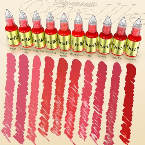 QUELLE Lip Ink Pigment – Water-Based Vegan Lip Color for Lip Blush (0.5oz/15ml)