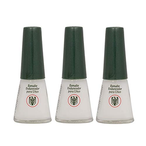 Química Alemana Nail Hardner Pack of 3 – Updated Formula with Biotin & Vitamin B5