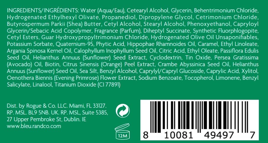 R+Co BLEU De Luxe Reparative Masque – Texture, Strength & Shine for Dry, Damaged Hair (5 oz)