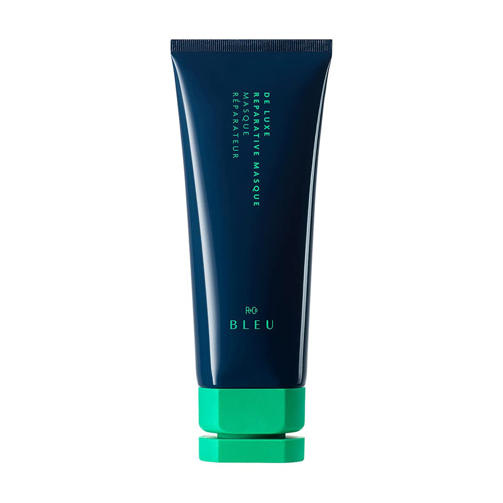 R+Co BLEU De Luxe Reparative Masque – Texture, Strength & Shine for Dry, Damaged Hair (5 oz)