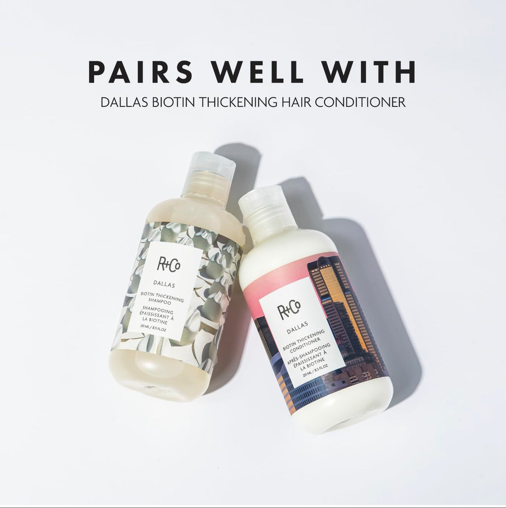 R+Co Dallas Thickening Shampoo – Biotin for Hair Growth, Volume & Strength | Vegan & Cruelty-Free