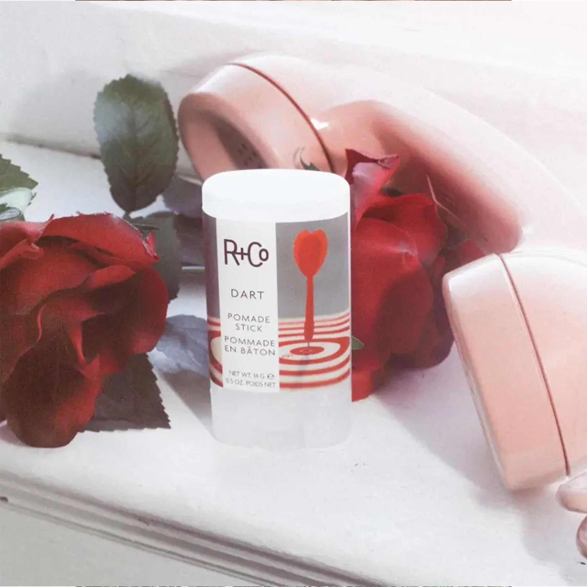 R+Co Dart Pomade Stick | Tame Flyaways, Sculpt & Polish | Long-Lasting Texture | Vegan + Paraben-Free | 2 Pack