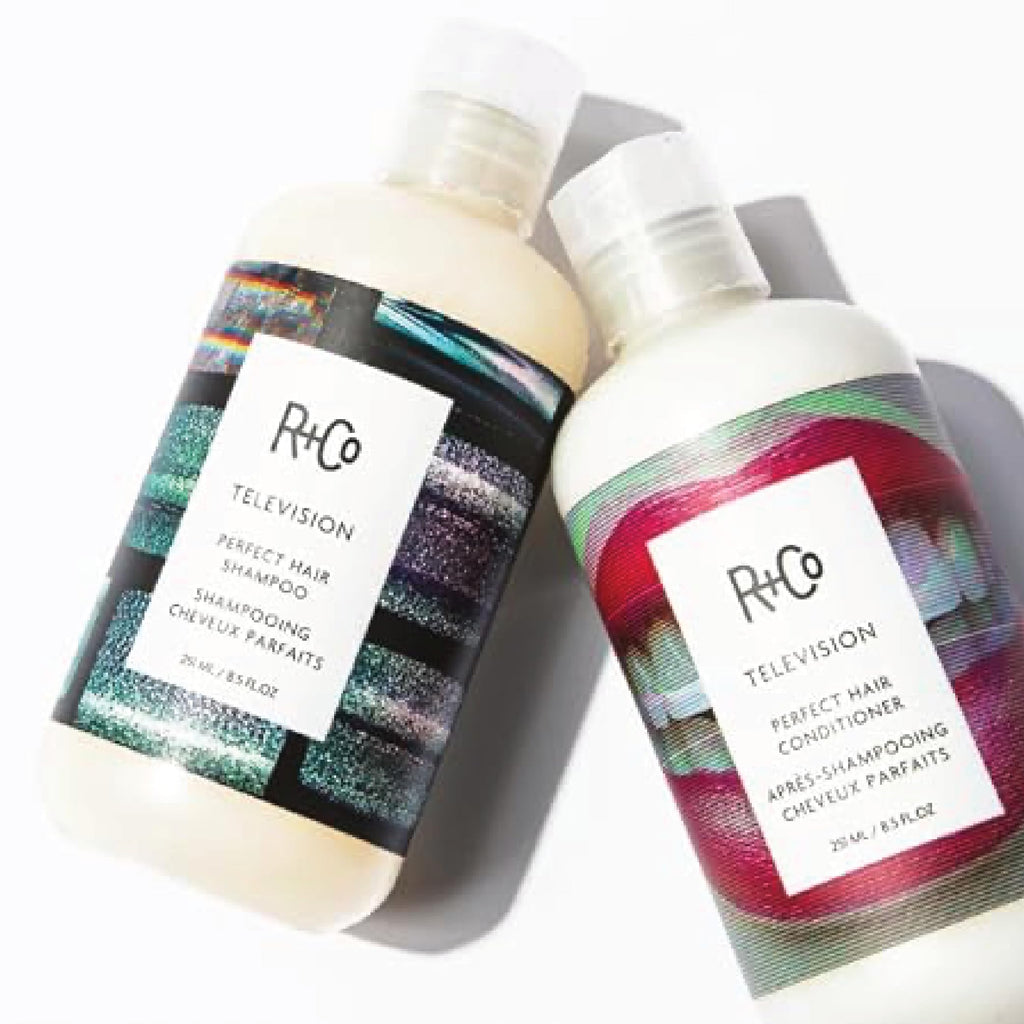 R+Co Television Perfect Travel Shampoo + Conditioner Set | TSA-Approved, Vegan & Cruelty-Free