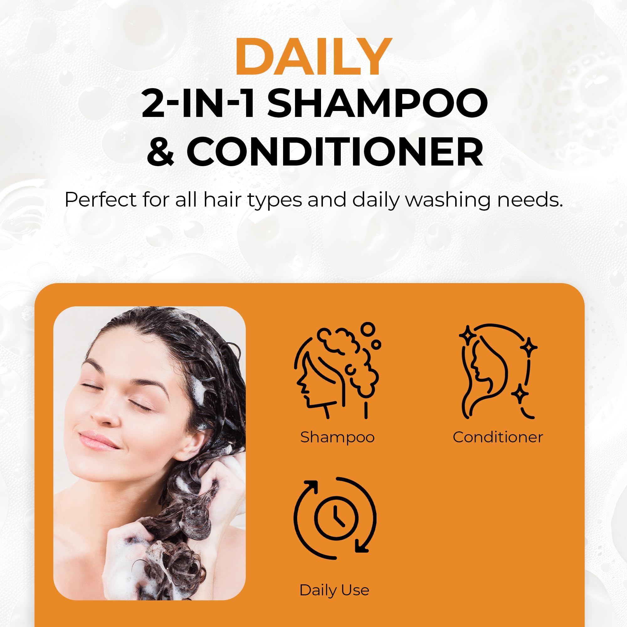RA COSMETICS Batana Oil 2-in-1 Strengthening Shampoo & Conditioner – Hydrates, Strengthens, and Supports Hair Growth (8oz)