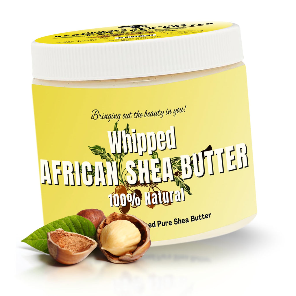 RA Cosmetics Pure Shea Butter, Unscented - 12oz | 100% Pure African Shea Butter for Skin, Hair & Lips