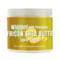 RA COSMETICS Whipped Shea Butter with Pineapple – 12oz, Unrefined Ghana Shea for Skin & Hair