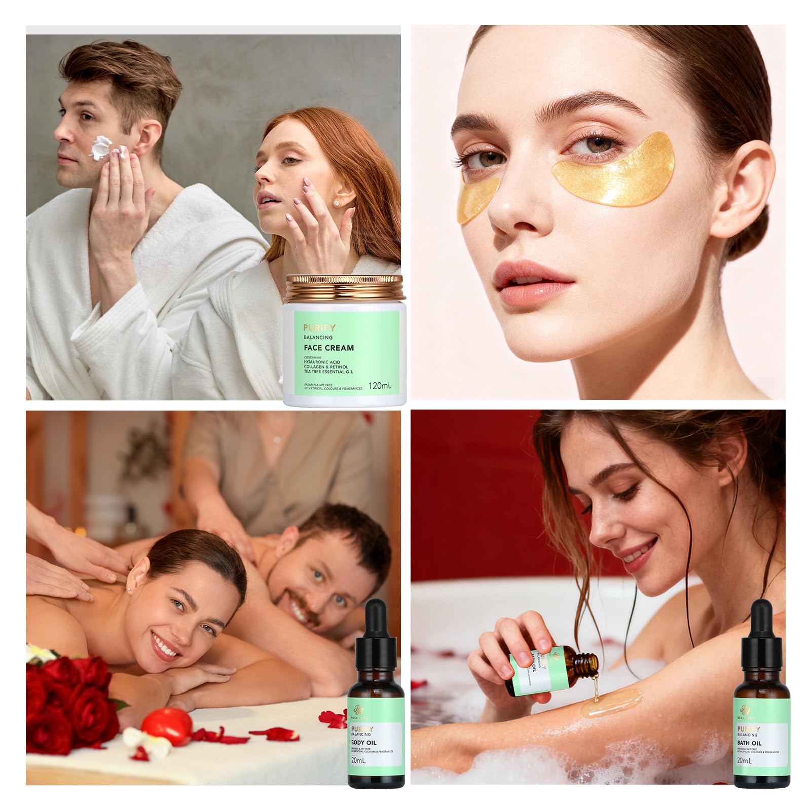 RA ROSA ACCA 30-Piece Skin Care Gift Set & Spa Kit
