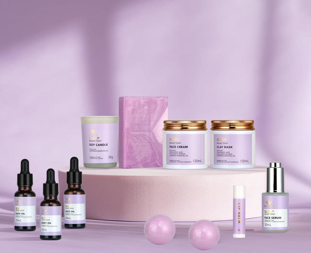 RA ROSA ACCA Valentines Day Gift Set – 30-Piece Skin Care & Bath Spa Collection
