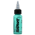 Teal Tattoo Ink 1oz Bottle by Radiant Colors – Bold Teal for Crisp Lines & Shading