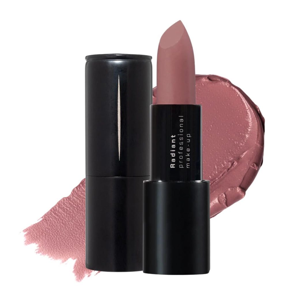 Radiant Professional Advanced Care Lipstick Velvet Nude 27 | Ultra Nourishing Matte Lipstick with Vitamin E & UVA UVB Filters
