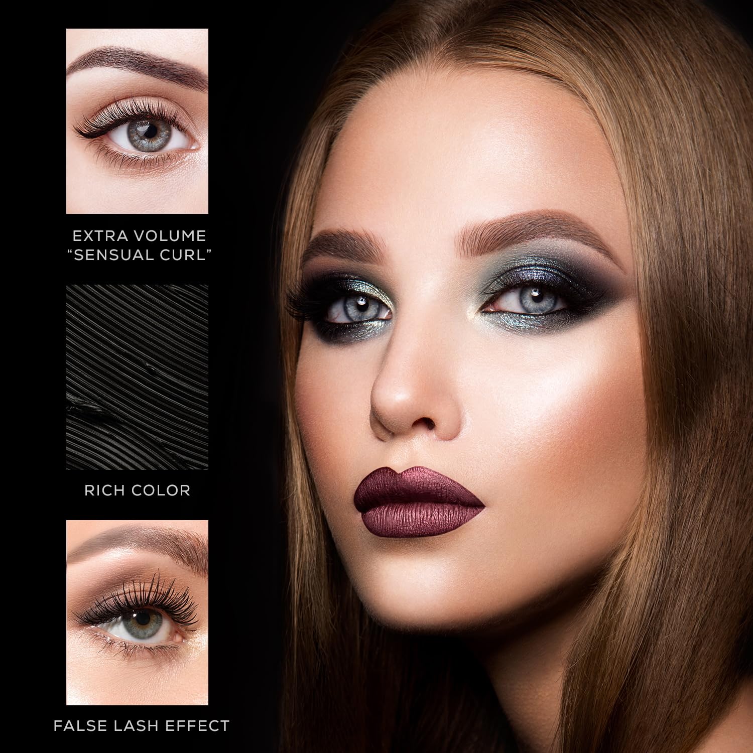 Radiant Professional Lengthening Mascara with Silicone Brush – Smudge-Proof Curl & Volume for Sensitive Eyes (04 Violet)