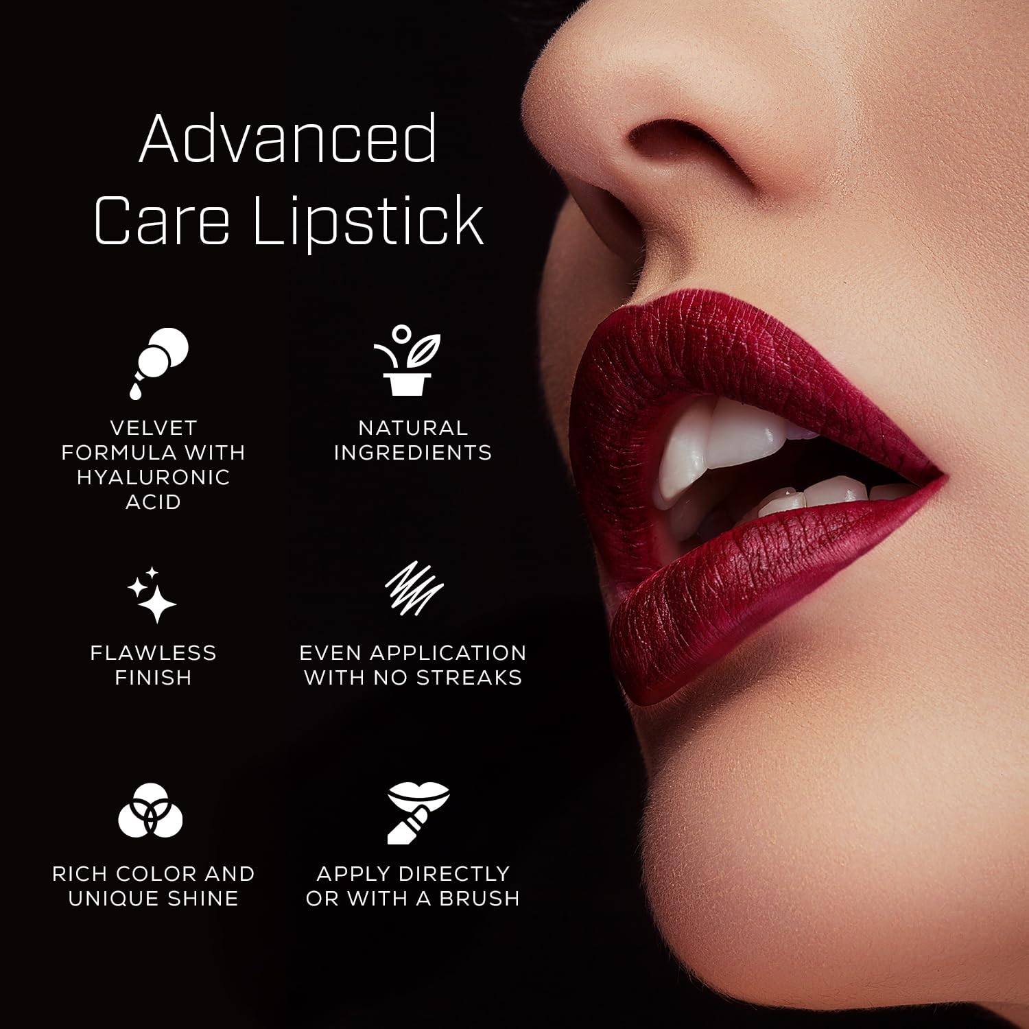 Radiant Professional Advanced Care Lipstick – Velvet Matte Finish with Vitamin E and UVA/UVB Protection – Flamingo Rosy Nude (03)