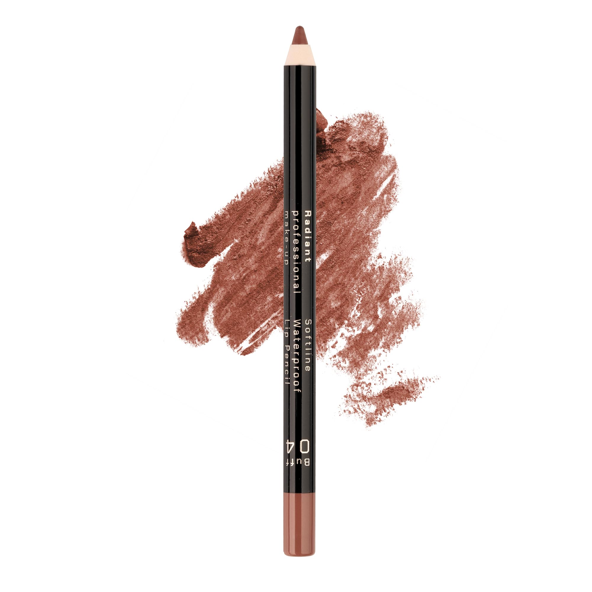 Radiant Professional Makeup Hellenica Waterproof Lip Liner Pencil – Buff (04) | Long-Lasting, Creamy Definition