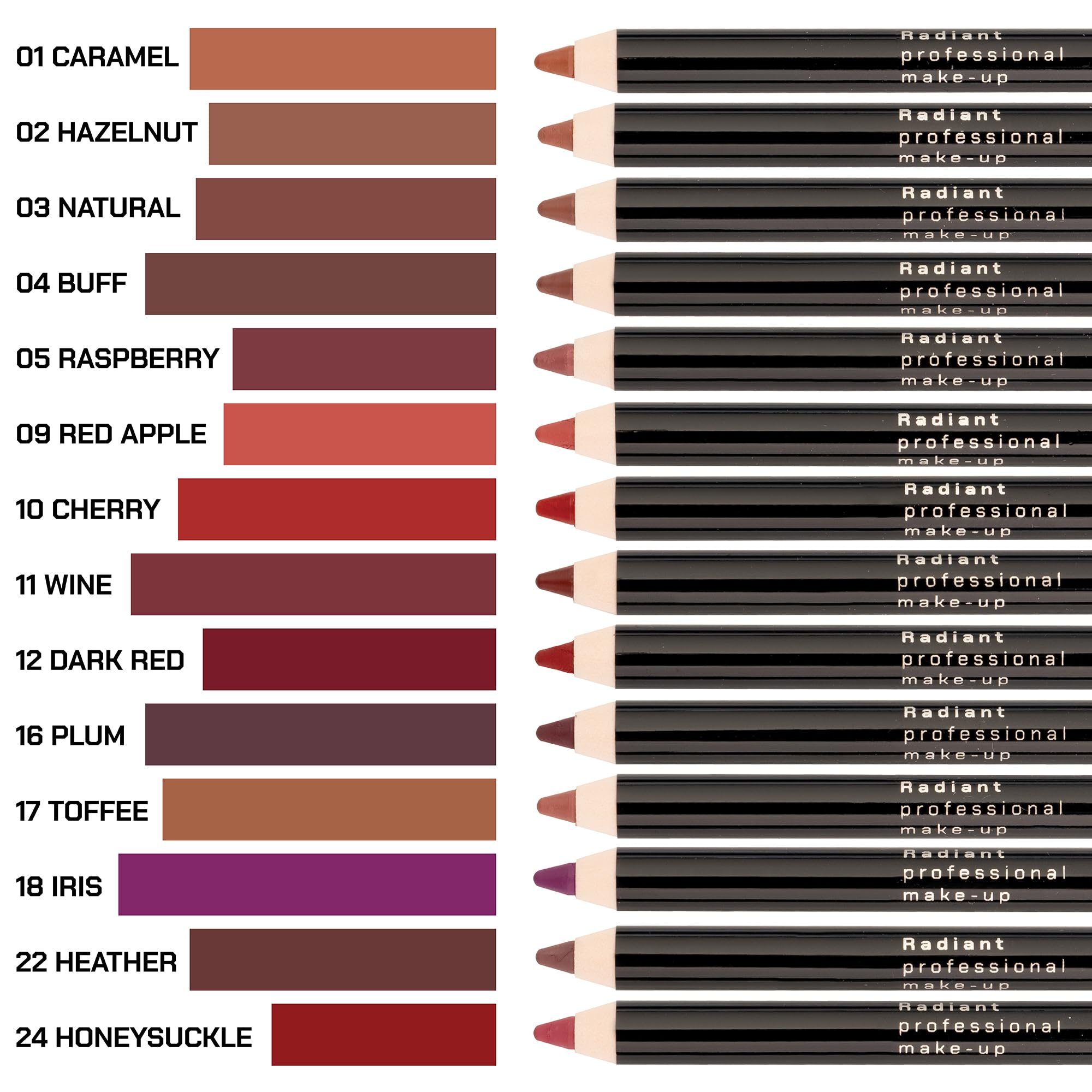 Radiant Professional Waterproof Lip Liner Pencil – Honeysuckle