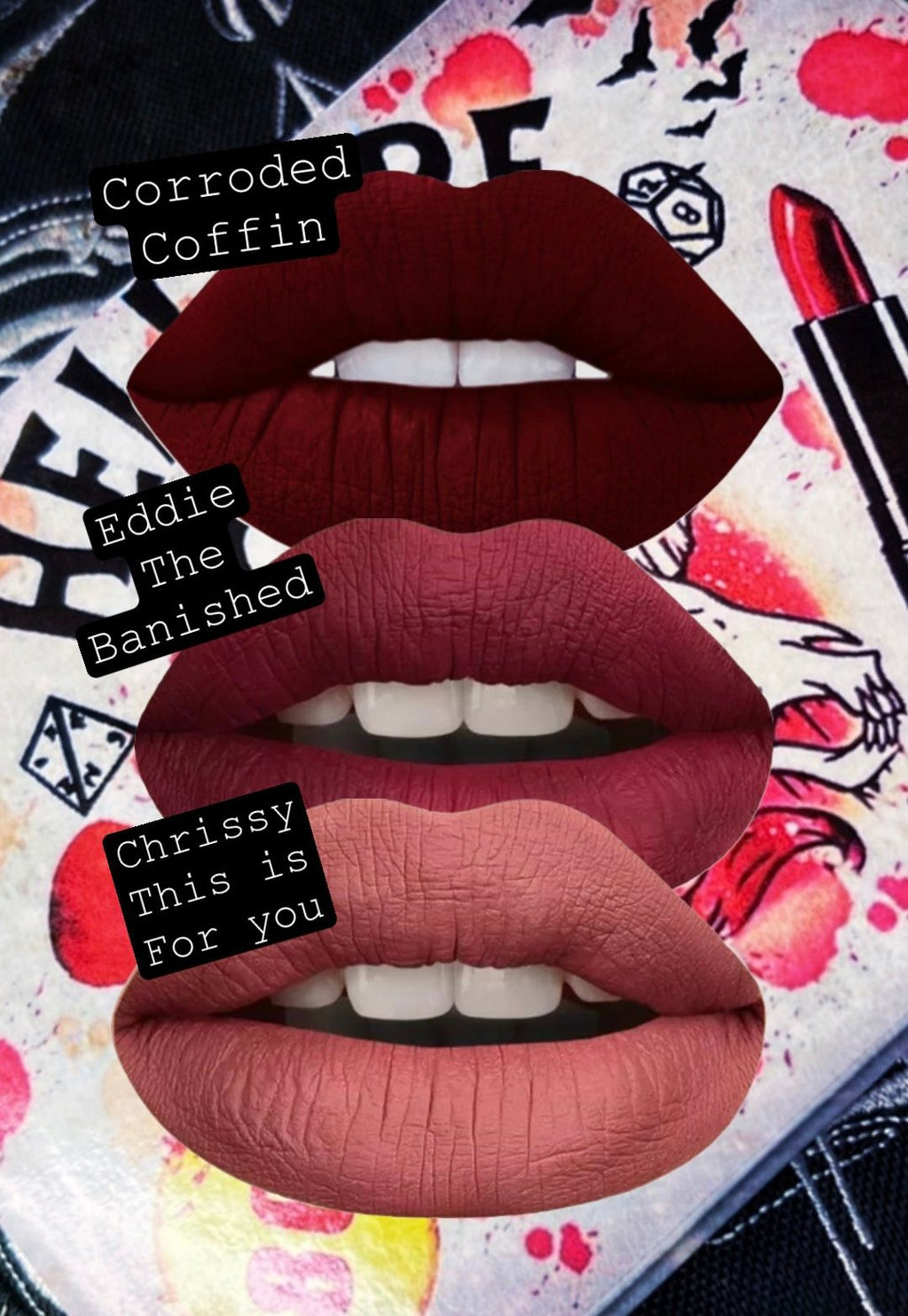 Radioactive Unicorn Corroded Coffin Lipstick