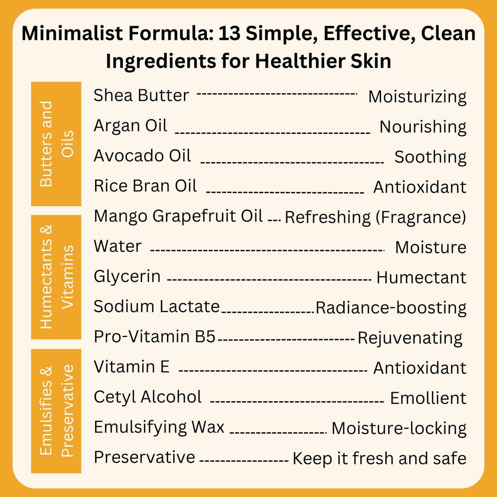RaGaNaturals Mango Shea Butter Lotion – Hydrating, All-Natural Vegan Moisturizer (8 Oz)