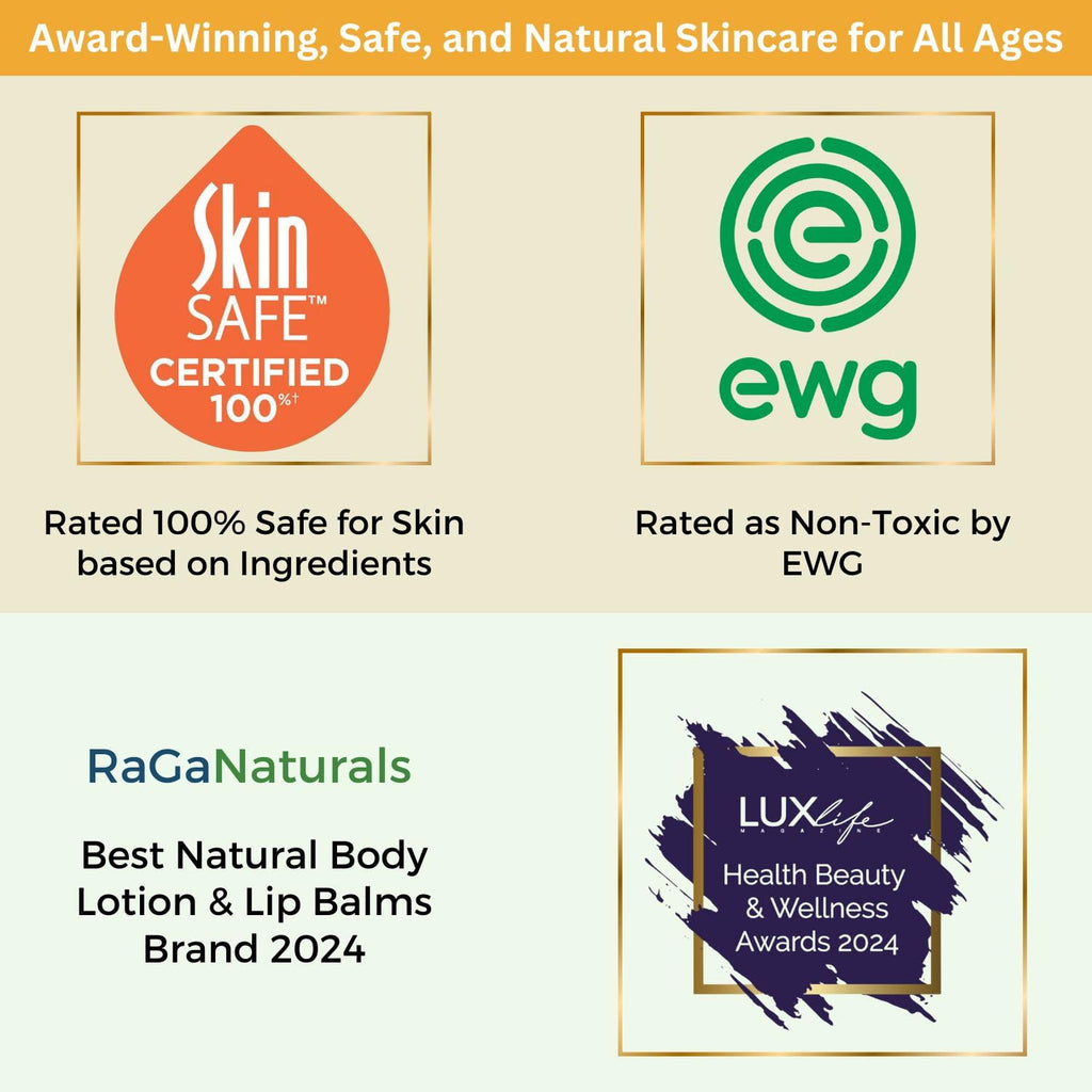 RaGaNaturals Mango Shea Butter Lotion – Hydrating, All-Natural Vegan Moisturizer (8 Oz)
