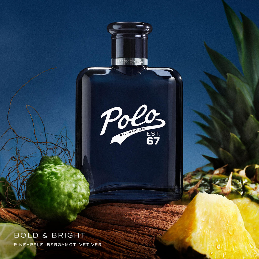 Polo 67 by Ralph Lauren Fragrances – Eau de Toilette for Men, Woody & Solar with Pineapple, Bergamot & Vetiver – 6.7 Fl Oz