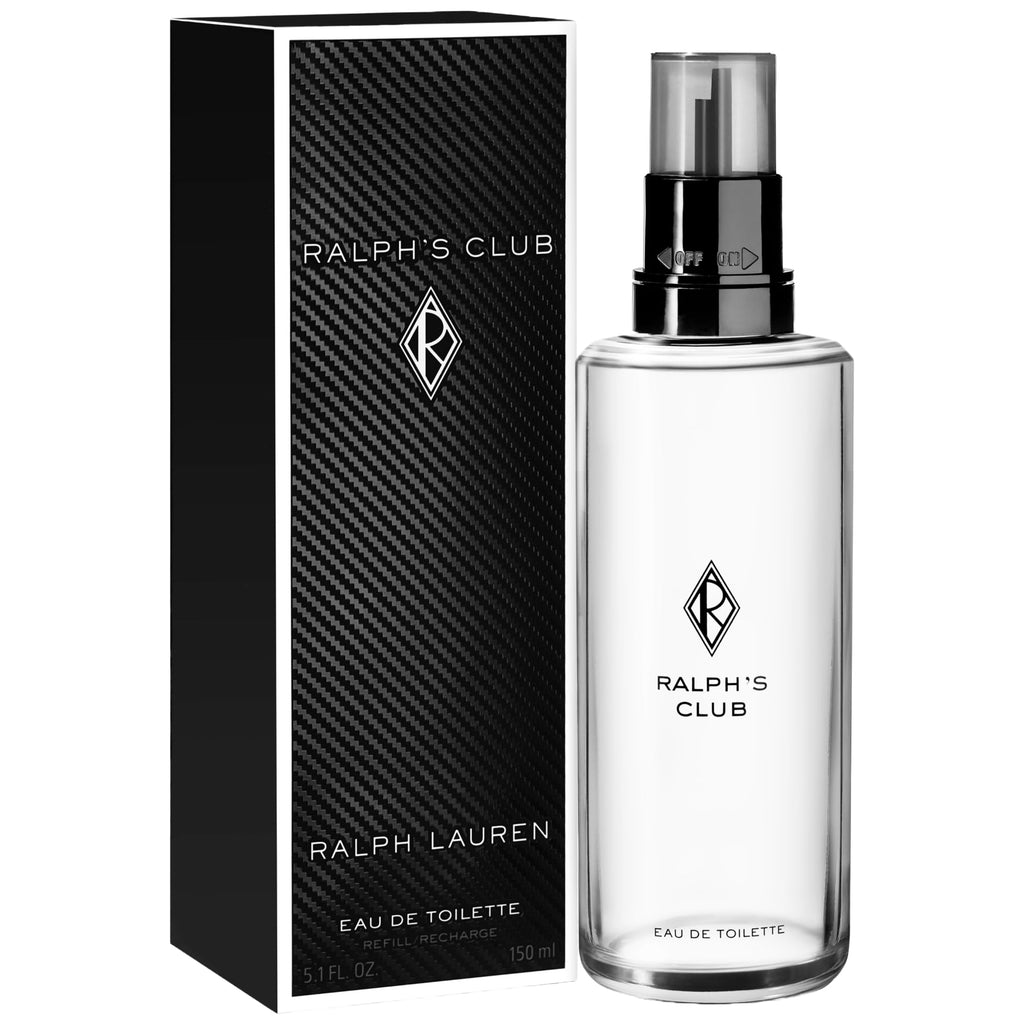 Ralph's Club Eau de Toilette Refill for Men – Woody & Aromatic with Grapefruit, Lavandin & Patchouli (3.4 Fl Oz)