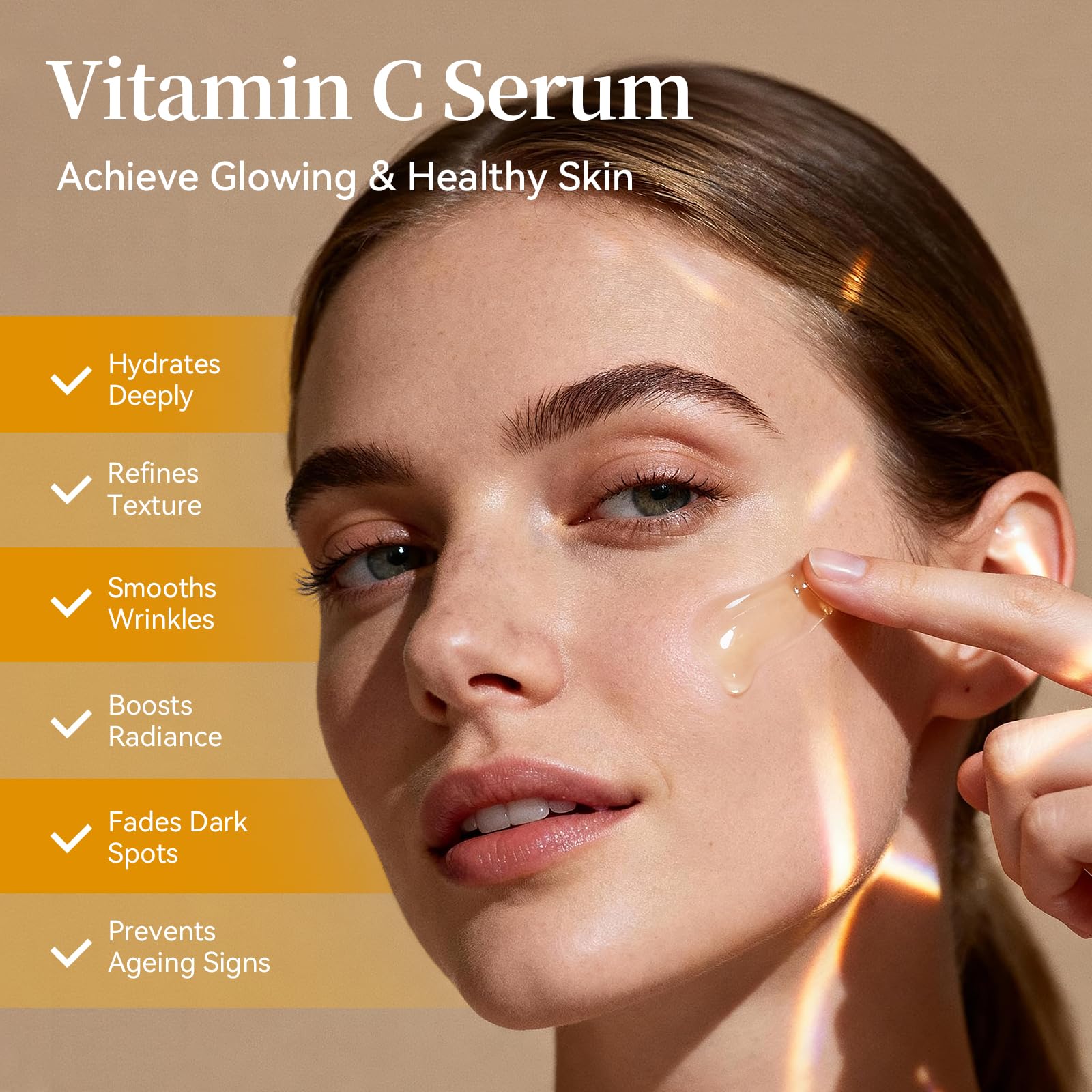 Ranmeli Vitamin C Facial Serum – Brightening, Hydration & Anti-Aging (1 fl oz)