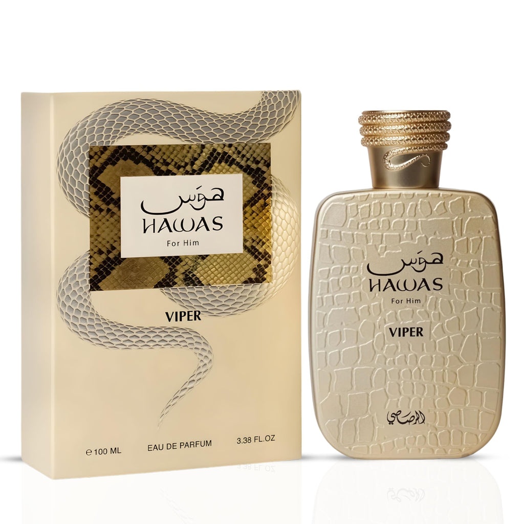 RASASI Hawas Viper Eau de Parfum for Men – 100ml | Oriental & Rich Scent