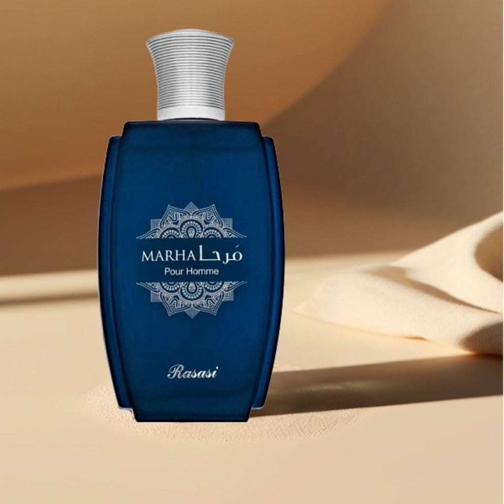 RASASI Marha Eau De Parfum Spray 100ML – Long-Lasting Arabian Men’s Fragrance for Day to Night