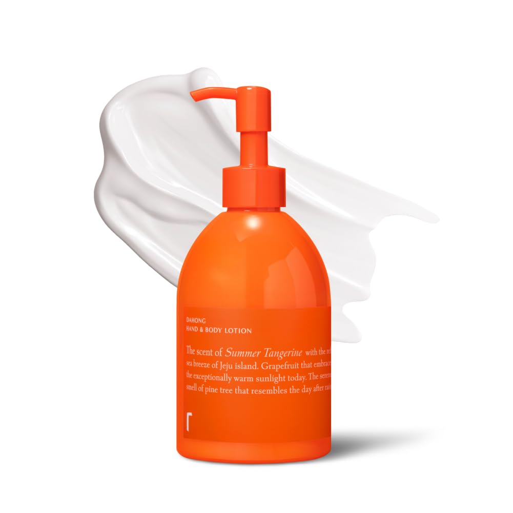 RATAPLAN Dahong Hand & Body Lotion - Vegan Gentle Moisturizer with Tangerine of Jeju Island
