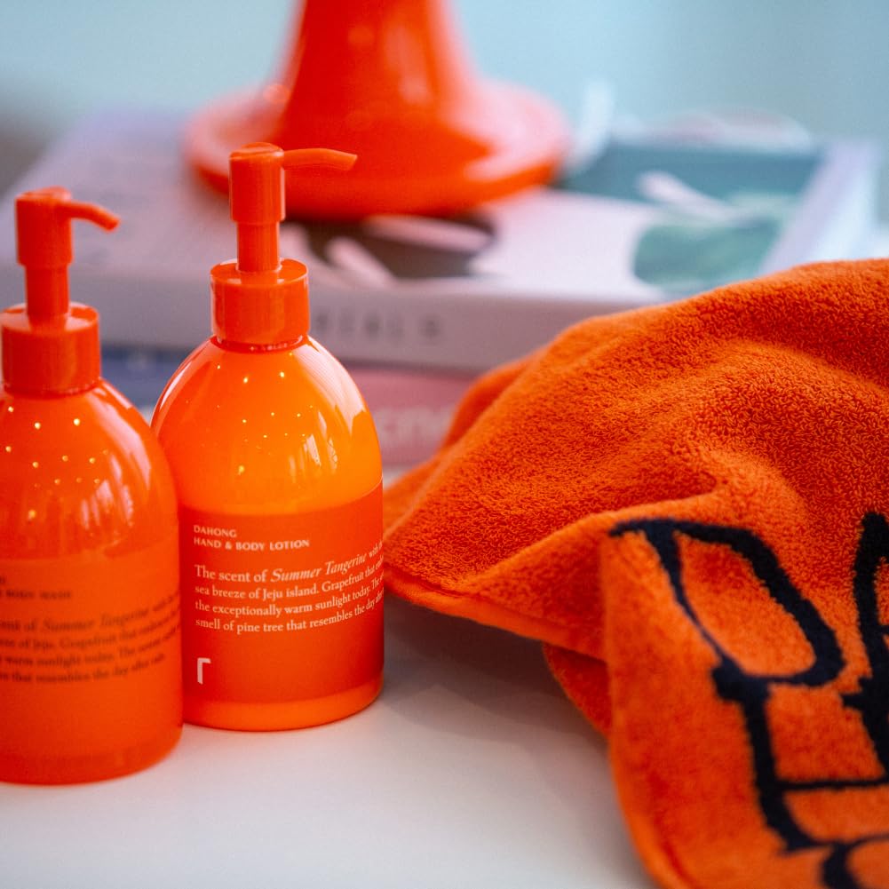 RATAPLAN Dahong Hand & Body Lotion - Vegan Gentle Moisturizer with Tangerine of Jeju Island