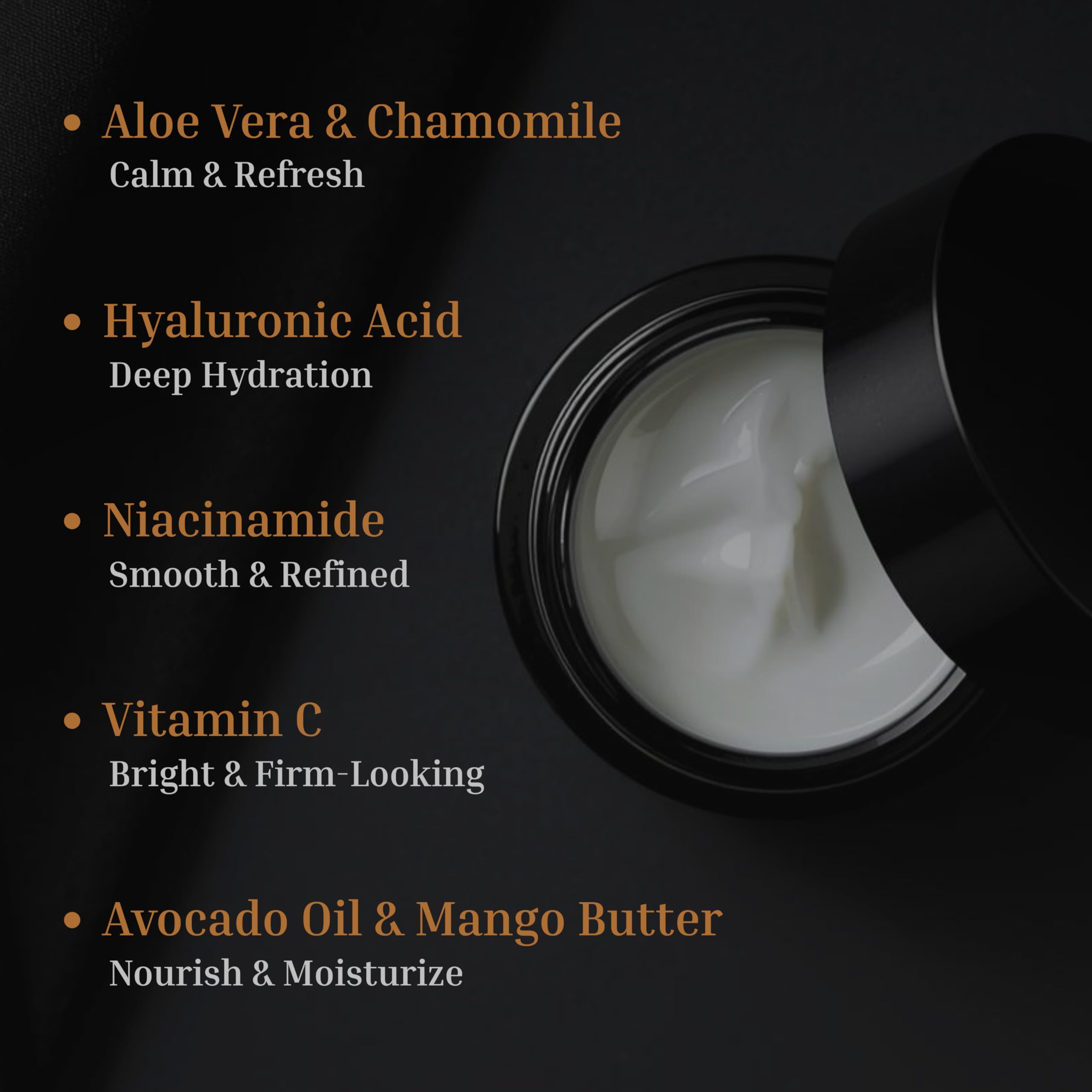 RAVFORD Men’s Face Moisturizer – Hydrating, Fast-Absorbing, Unscented with Hyaluronic Acid & Vitamin C | 2 oz