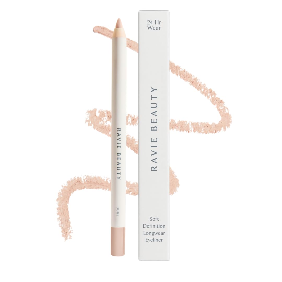 Ravie Beauty Soft Definition Longwear Eyeliner Pencil DUNE – Waterproof, Vegan & Cruelty-Free