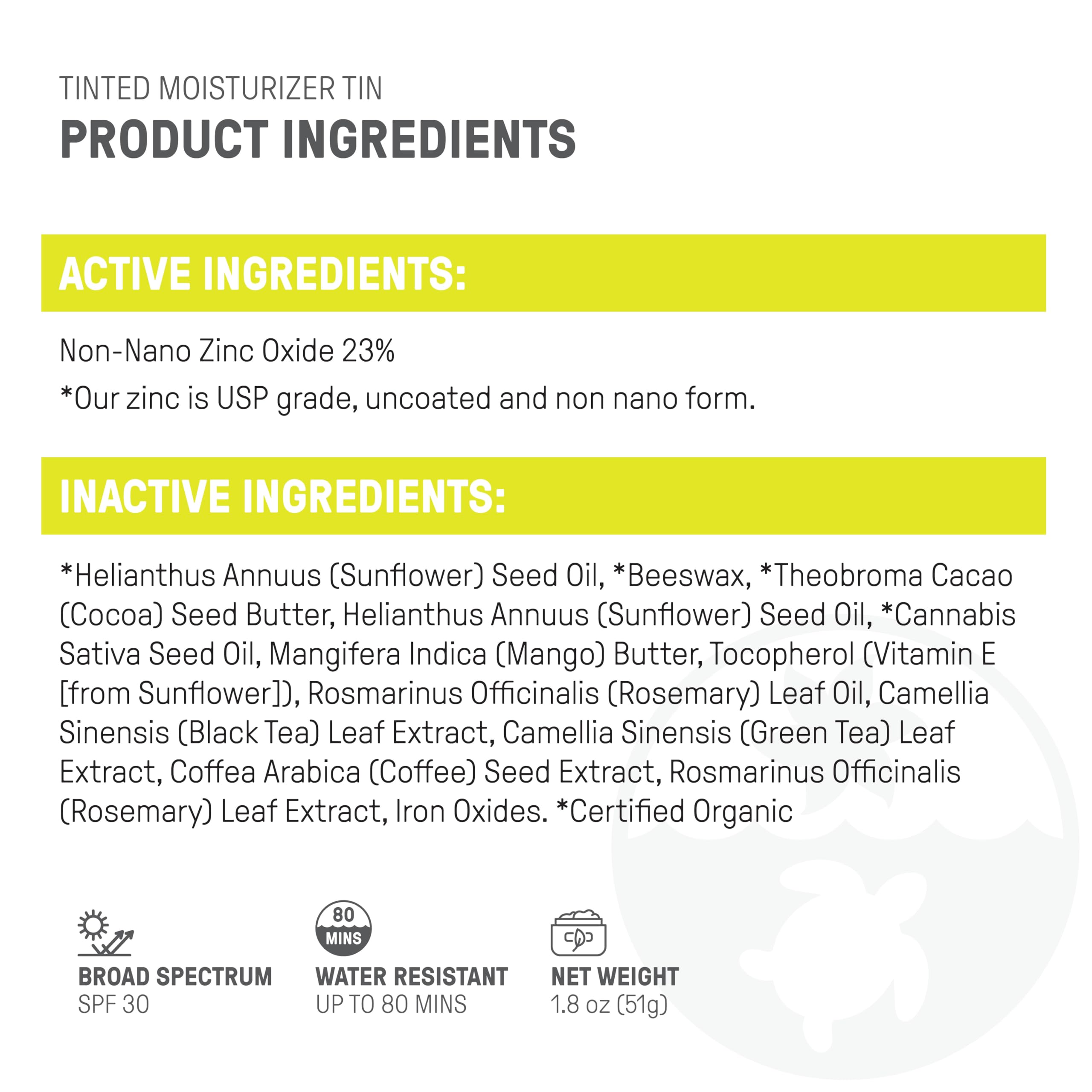 Raw Elements Ultra-Moisturizing Tinted Face Cream SPF 30 – Reef-Friendly Mineral Sunscreen, 1.8 oz