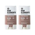 Raw Elements Ultra-Moisturizing Tinted Face Cream SPF 30 | Reef-Friendly Mineral Sunscreen Bronze (Pack of 2)