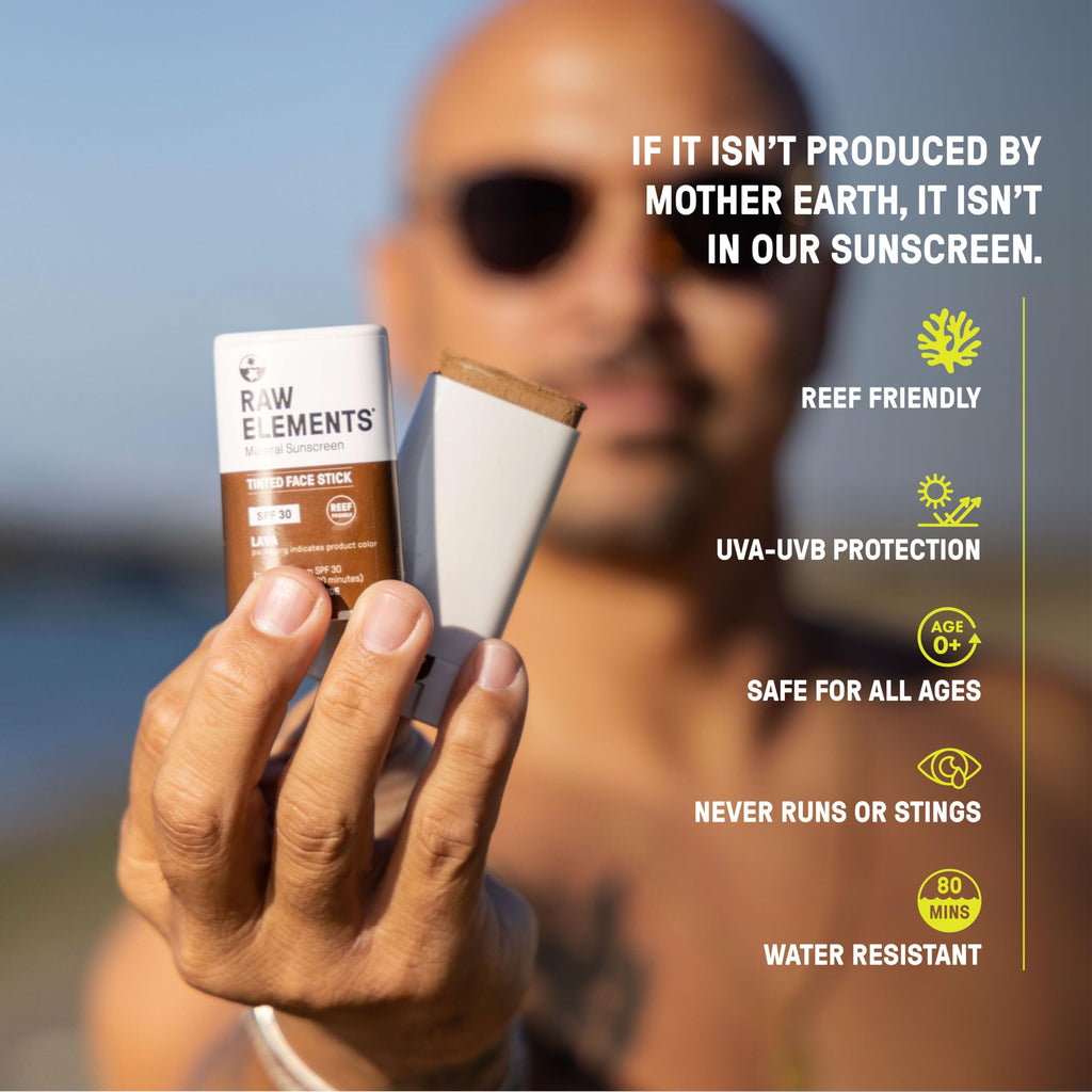 Raw Elements Ultra-Moisturizing Tinted Face Cream SPF 30 | Reef-Friendly Mineral Sunscreen Bronze (Pack of 2)