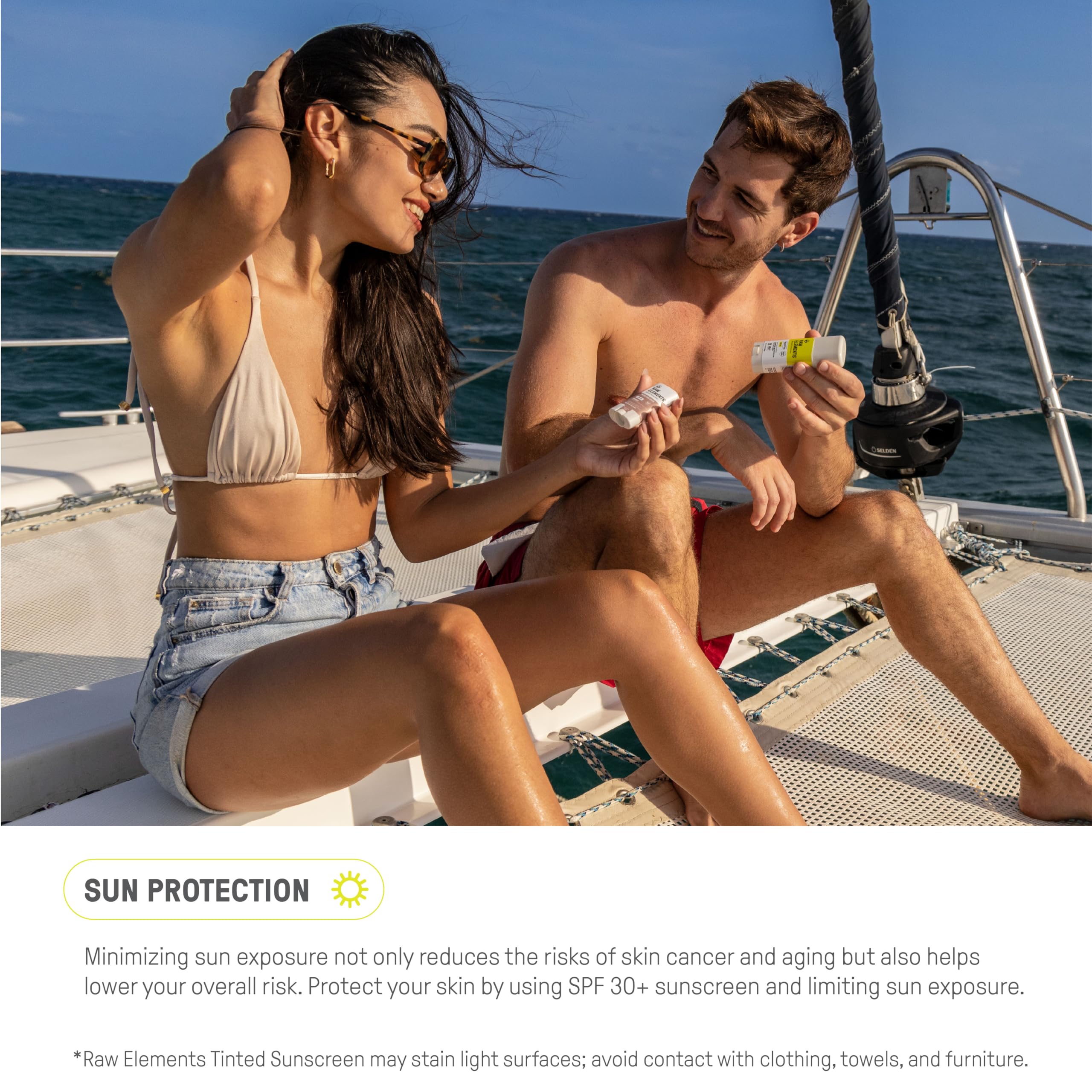 Raw Elements Ultra-Moisturizing Tinted Face Cream SPF 30 | Reef-Friendly Mineral Sunscreen Bronze (Pack of 2)
