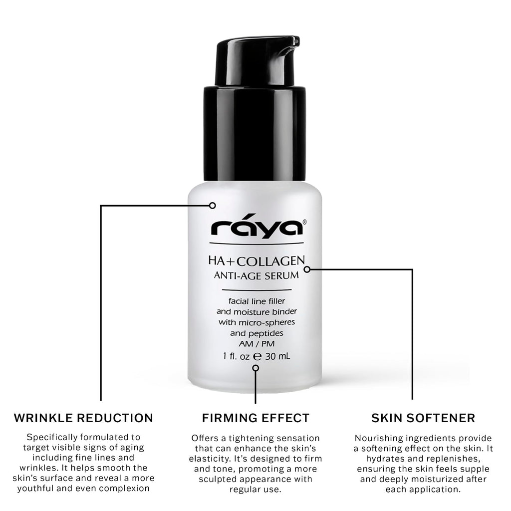 Raya HA + Collagen Serum (502) | Premium Anti-Aging Face Serum