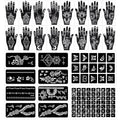 RAZET 94-PCS Temporary Tattoo Stencils for Face & Body Art