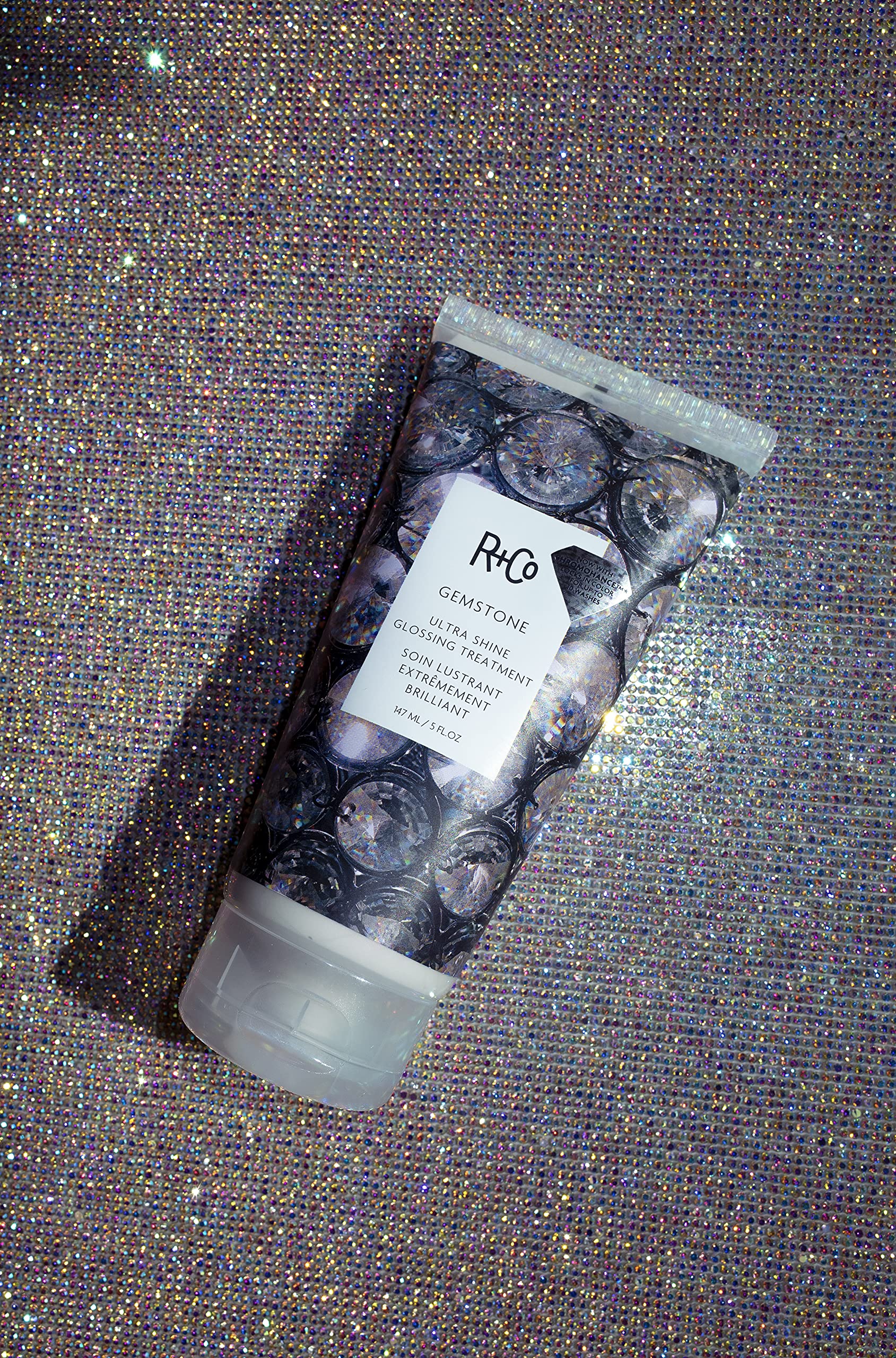 R+Co Gemstone Ultra Shine Glossing Treatment – 147 ml / 5 oz | Deep Hydration & Glass-Like Shine