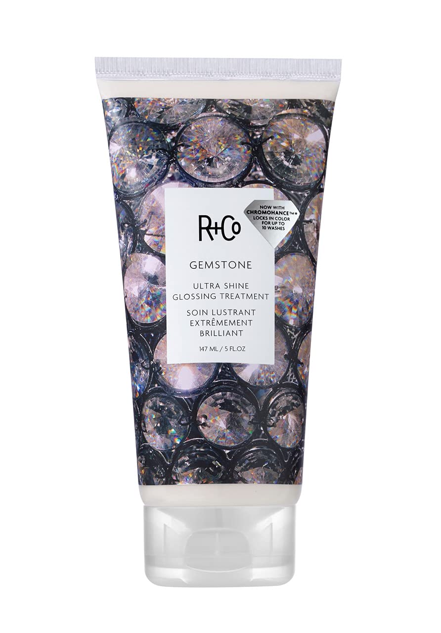 R+Co Gemstone Ultra Shine Glossing Treatment – 147 ml / 5 oz | Deep Hydration & Glass-Like Shine