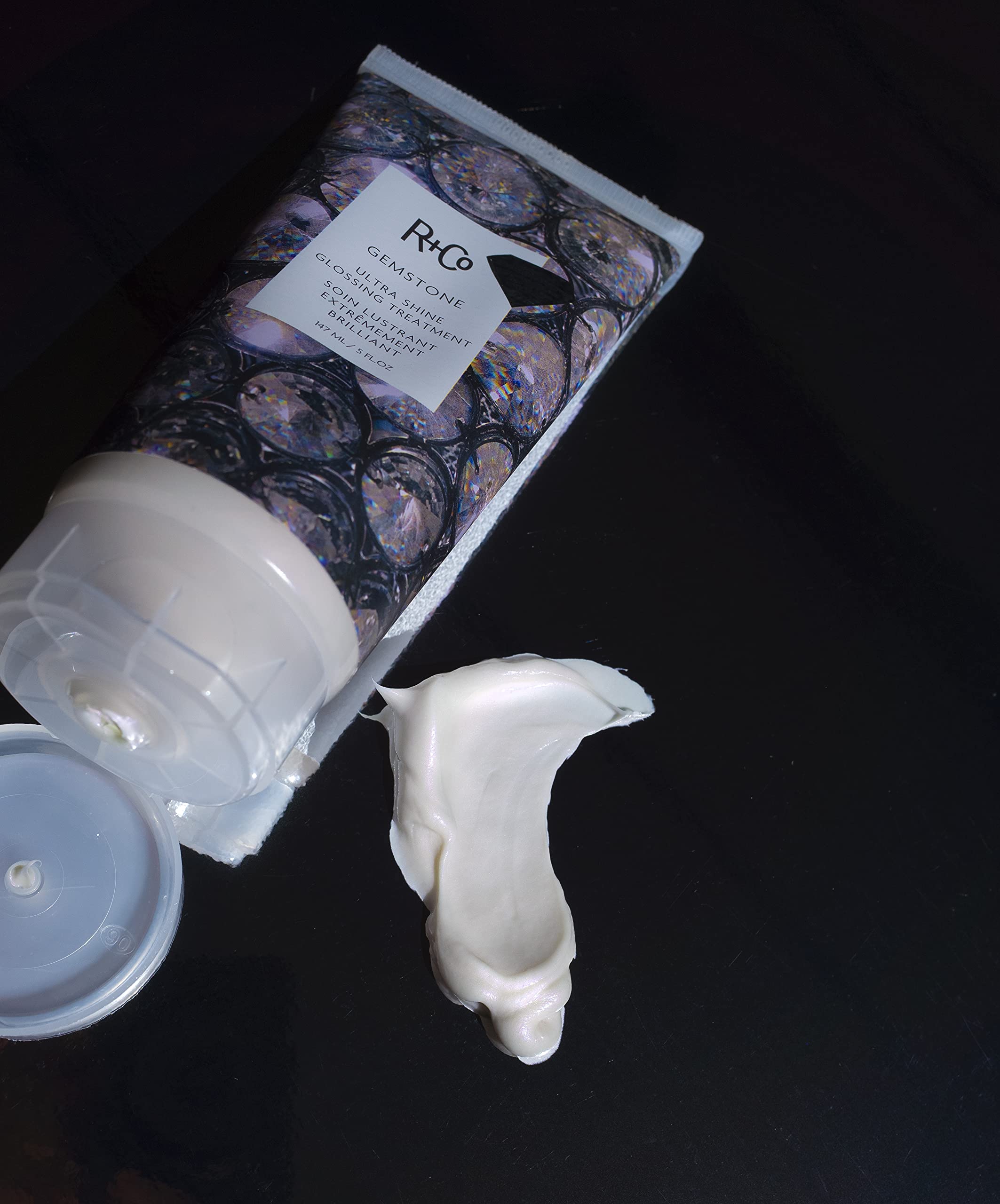R+Co Gemstone Ultra Shine Glossing Treatment – 147 ml / 5 oz | Deep Hydration & Glass-Like Shine