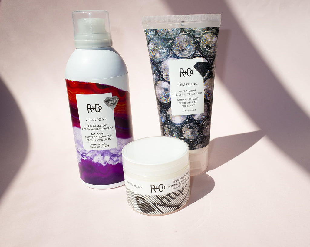 R+Co Gemstone Ultra Shine Glossing Treatment – 147 ml / 5 oz | Deep Hydration & Glass-Like Shine