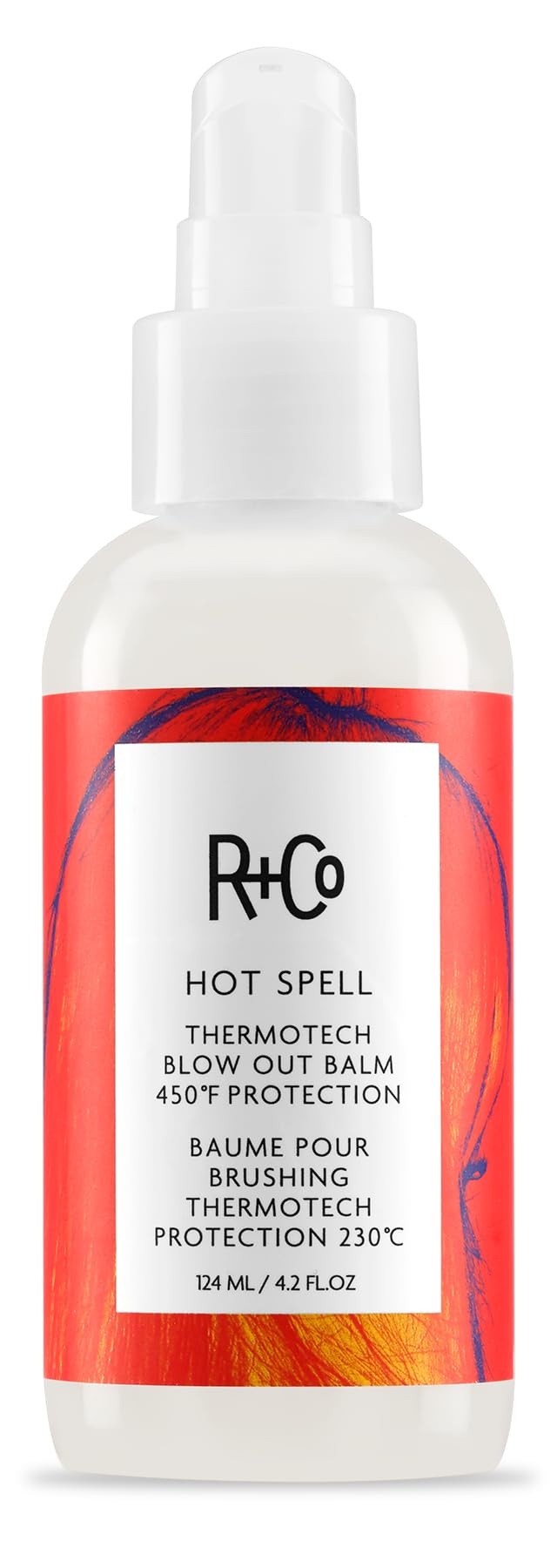 R+Co Hot Spell Thermotech Blow Out Balm 4.2 oz | 450°F Heat Protection & Frizz Control
