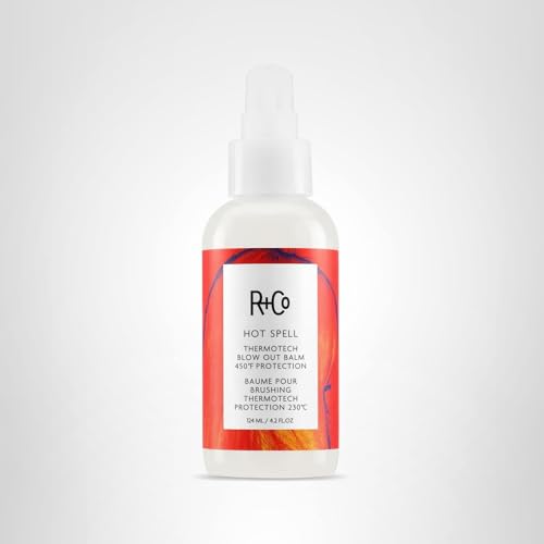 R+Co Hot Spell Thermotech Blow Out Balm 4.2 oz | 450°F Heat Protection & Frizz Control
