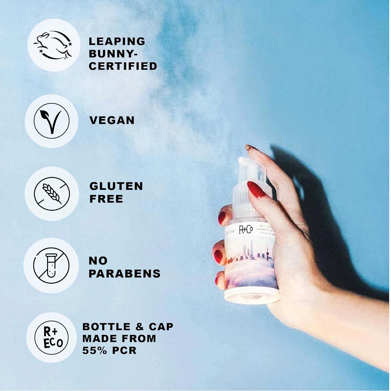 R+Co Skyline Dry Shampoo Powder | Intense Oil Absorption & Volume | TSA Approved | 1 fl oz